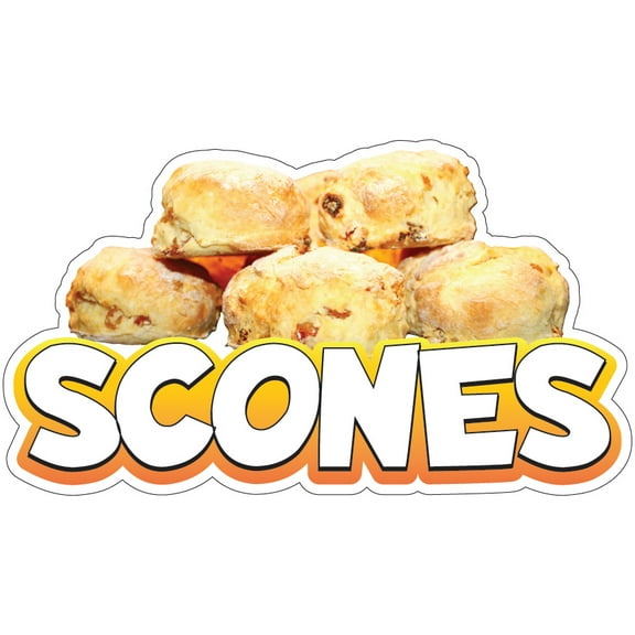 Scones 2 16" Decal Concession Stand Food Truck Sticker