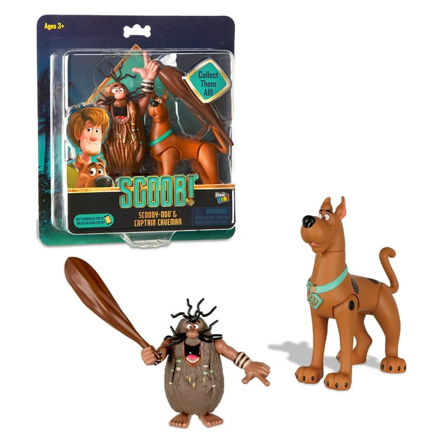 Scoob! 6" Action Figures 2 Pack - Scooby Doo and Captain Caveman (Walmart Exclusive)