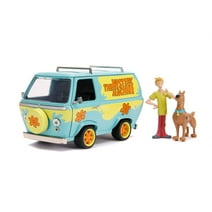 Scooby-Doo 1:24 Mystery Machine Die-cast Car with 2.75" Shaggy and Scooby figures Play Vehicles
