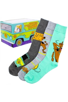 3-Pair Crew Socks in Mystery Van Box