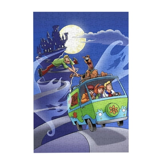 Scooby-Doo 300 Piece Puzzles, Wooden Jigsaw Puzzle, Fun And Challenging Family Games