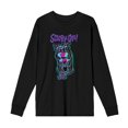 thumbnail image 1 of Scooby-Doo 3D Line Art Adult Black Crew Neck Long Sleeve Tee-Medium, 1 of 3