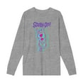 thumbnail image 1 of Scooby-Doo 3D Line Art Adult Heather Gray Crew Neck Long Sleeve Tee-XXL, 1 of 7