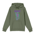 thumbnail image 1 of Scooby-Doo 3D Line Art Adult Olive Long Sleeve Hoodie-Small, 1 of 3