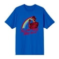 thumbnail image 1 of Scooby-Doo 3D Line Art Men's Blue Crew Neck Short Sleeve Tee-Small, 1 of 1