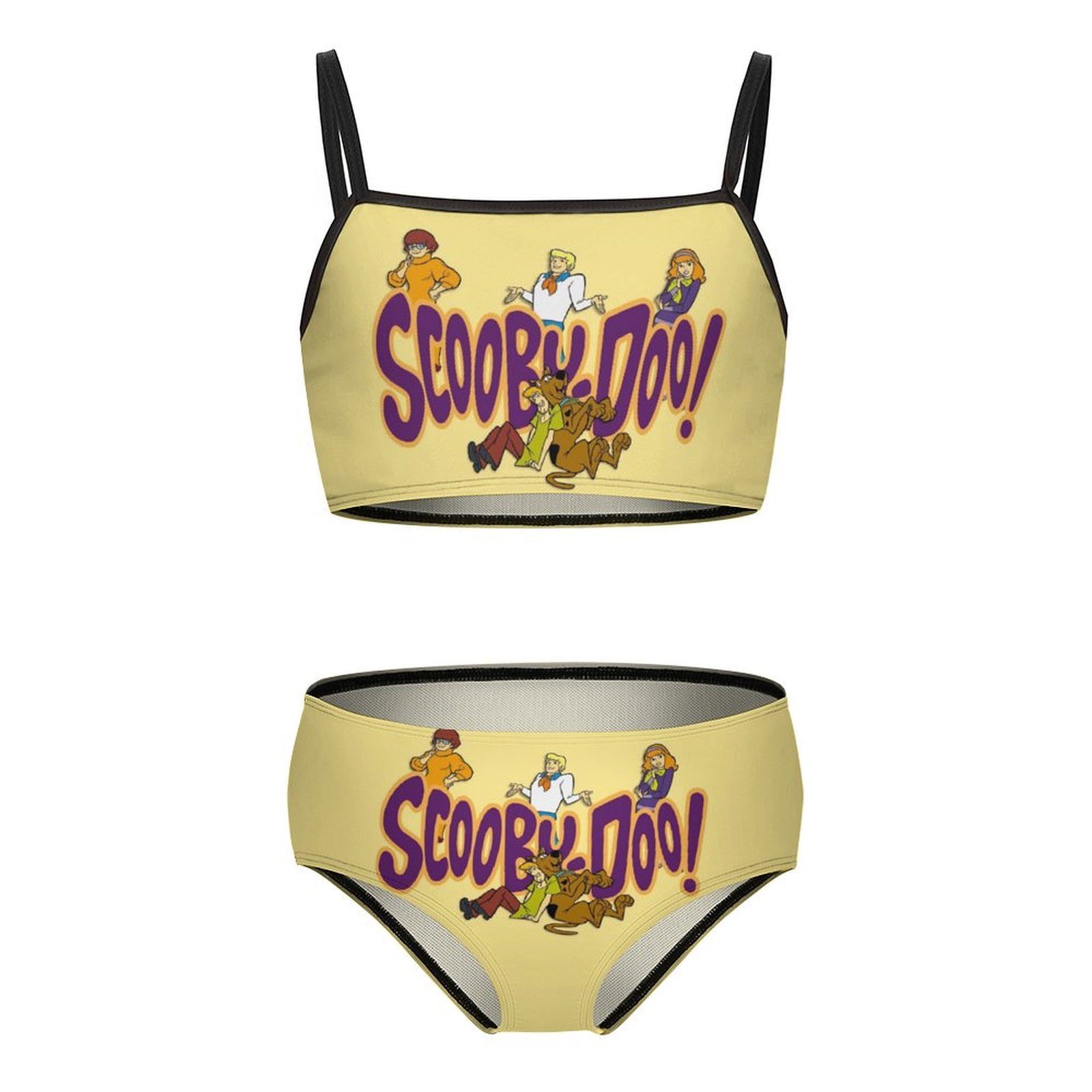 Scooby Doo Animated Children's Swimsuit Girls Swimwear 2 Piece Bikini ...