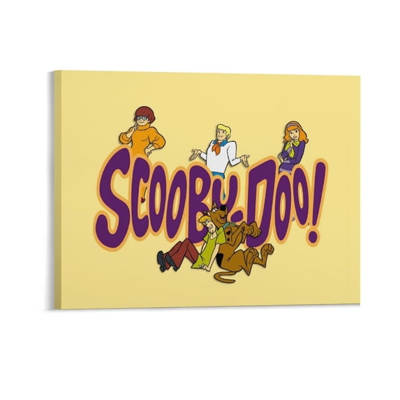 Scooby Doo Animated Decorative Painting Canvas Wall Poster Art Picture Painting Gift Living Room Posters Bedroom Painting Decor