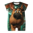 thumbnail image 1 of Scooby Doo Baby Boys Girls Rompers Short Sleeve One Piece Bodysuit Jumpsuits Infant Outfit Clothes 18-24M, 1 of 8