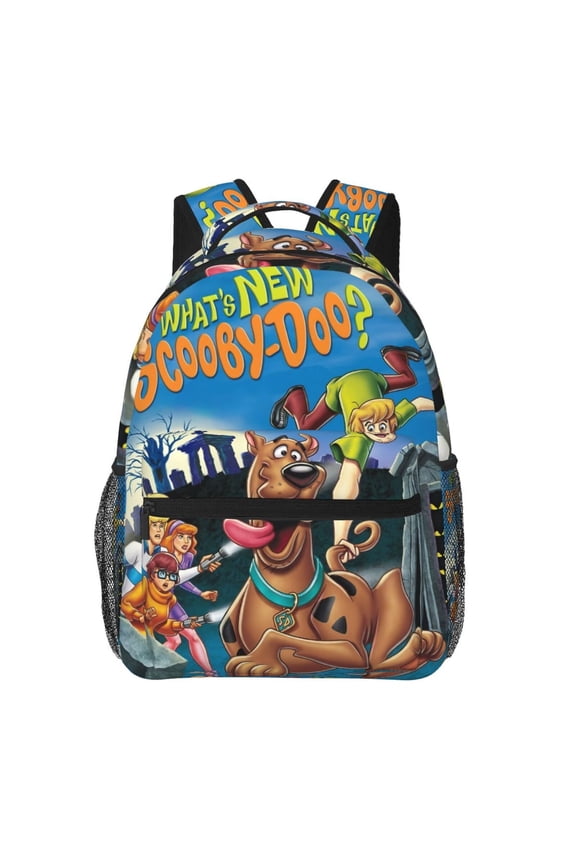 Scooby Doo Backpack All Over Print Casual School Laptop Bags Lightweight Travel Sports Shoulder Daypack Bookbags