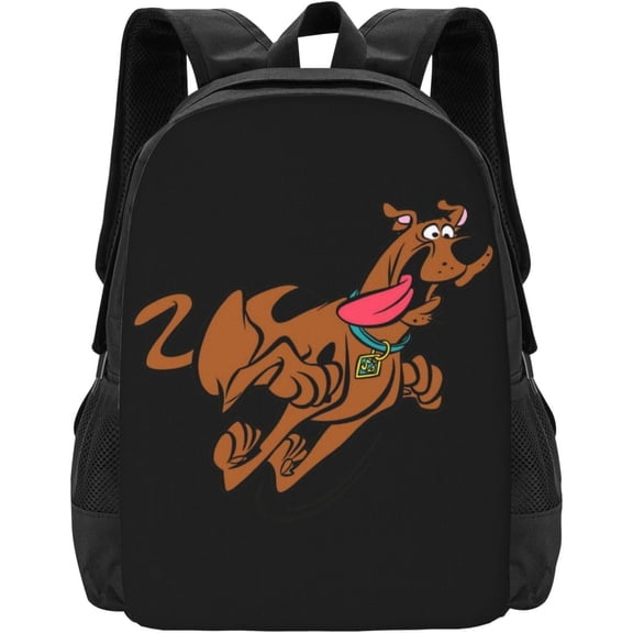 Scooby Doo Backpack, Cartoon Anime Backpack, 40.6 cm (16 inches), Laptop, Travel Day Backpack, Black, Black, One size