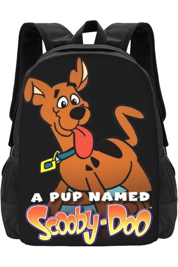 Scooby Doo Backpack for men and Women, Kawaii Backpack, Cartoon Book Bag, Lightweight, Cute, Travel Backpack, Black, One Size