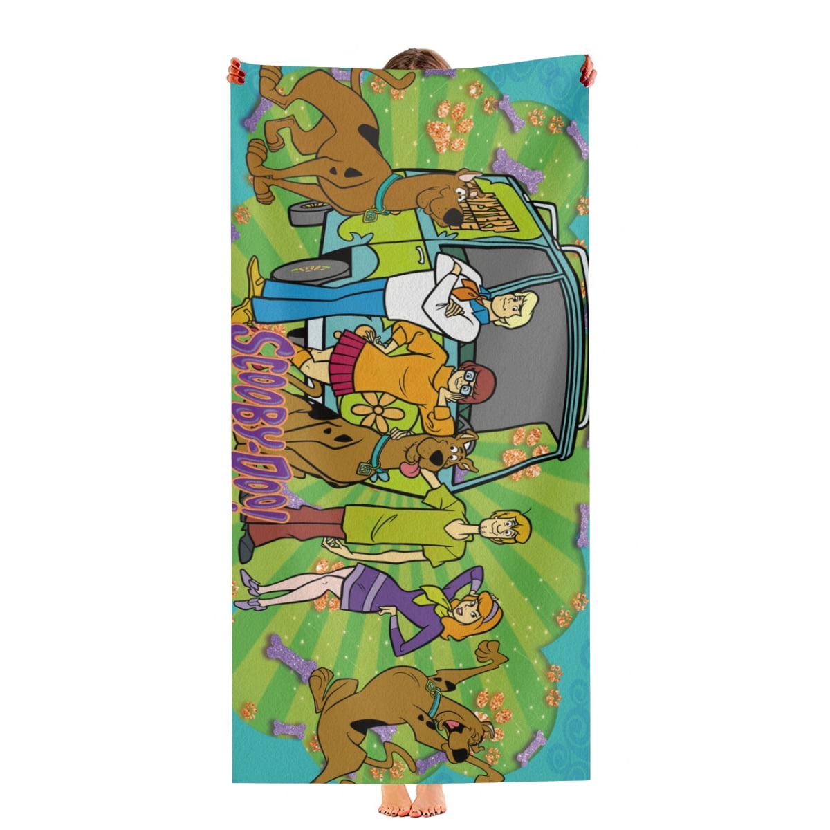 Scooby Doo Beach Towel Gift for Women Girls Boys Teenager Men 30"x60" Quick Drying Microfiber