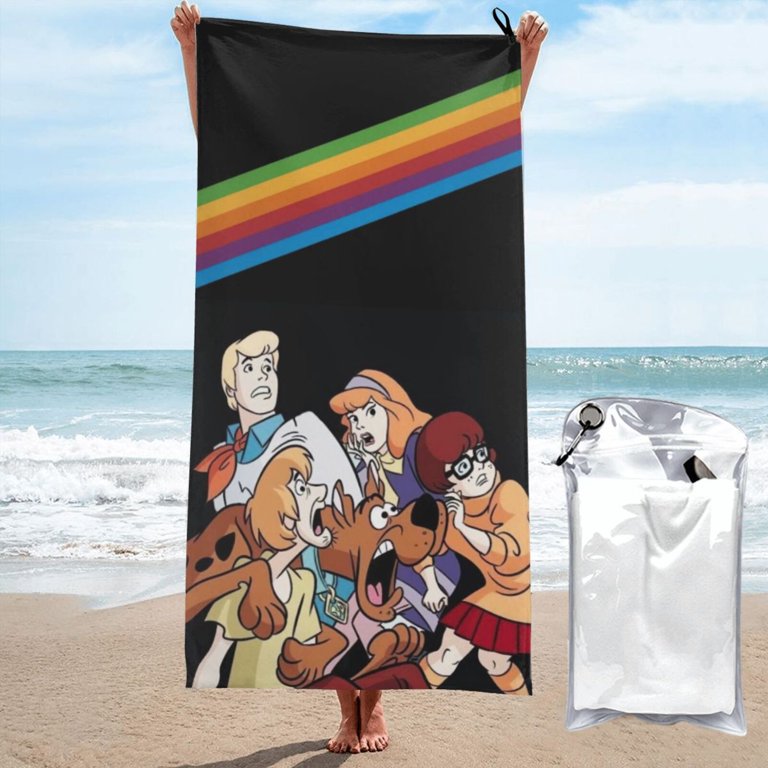 Scooby Doo Beach Towel Large Soft Absorbent Microfiber Quick Dry