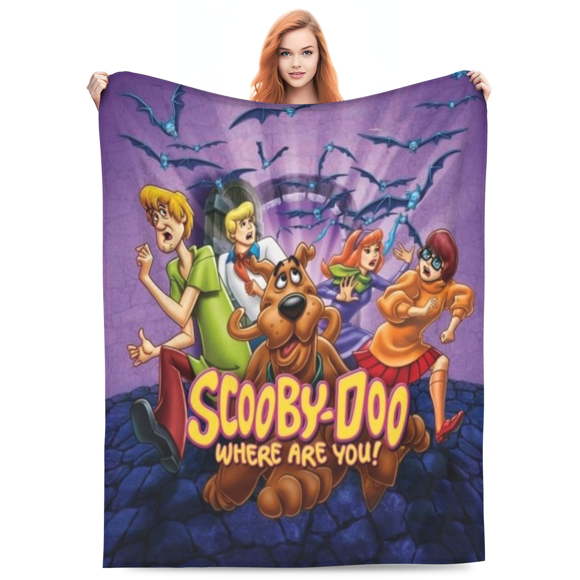 Scooby Doo Bed Blanket Super Soft Fleece Throw Blanket Lightweight Warm Cozy Cartoon Blankets Gifts for Kids Adults 40 x30 Walmart