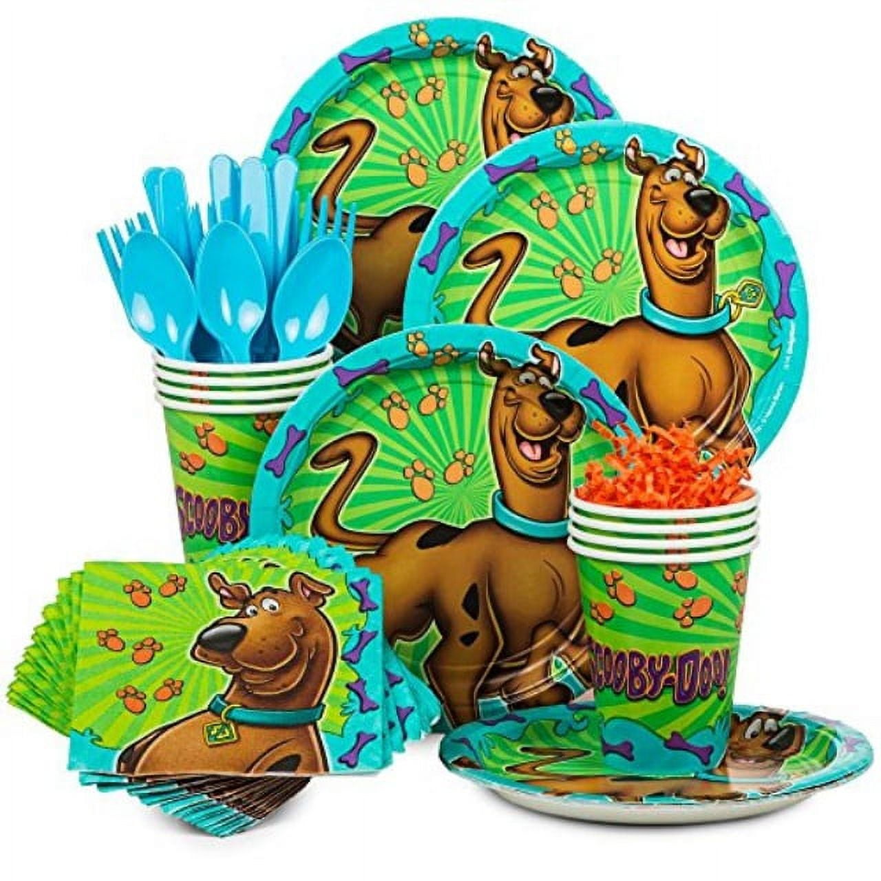 costume supercenter scooby doo birthday party standard tableware kit serves 8