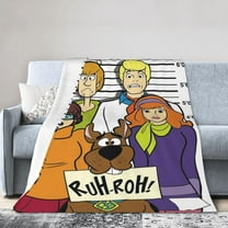 Scooby-Doo Blanket Warm Throw Blanket Unique Gifts Room Decor Blanket Soft Cozy Flannel Blanket 40"x30"