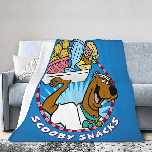 Scooby-Doo Blanket Warm Throw Blanket Unique Gifts Room Decor Blanket Soft Cozy Flannel Blanket 60"x50"