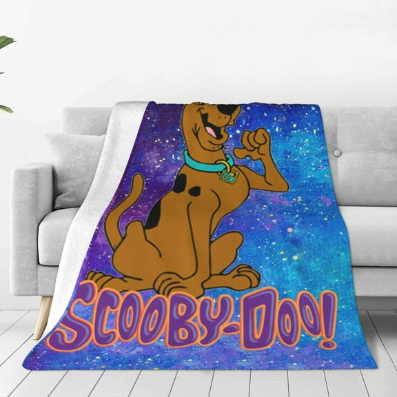 Scooby-Doo Blankets Flannel Fleece Warm Soft Throw Blanket For Couch Sofa Bed Living Room All Season Decor Gift 40"X30"