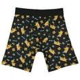 thumbnail image 1 of Scooby-Doo Boxer Briefs Men's Ruh-Roh Bone Paw Print All-Over Print Underwear, 1 of 4