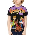 thumbnail image 1 of Scooby Doo Boys Girls T-Shirts Graphic Print Short Sleeve Tops Casual Crew Neck T-Shirt Streetwear for Youth Kids, 1 of 8