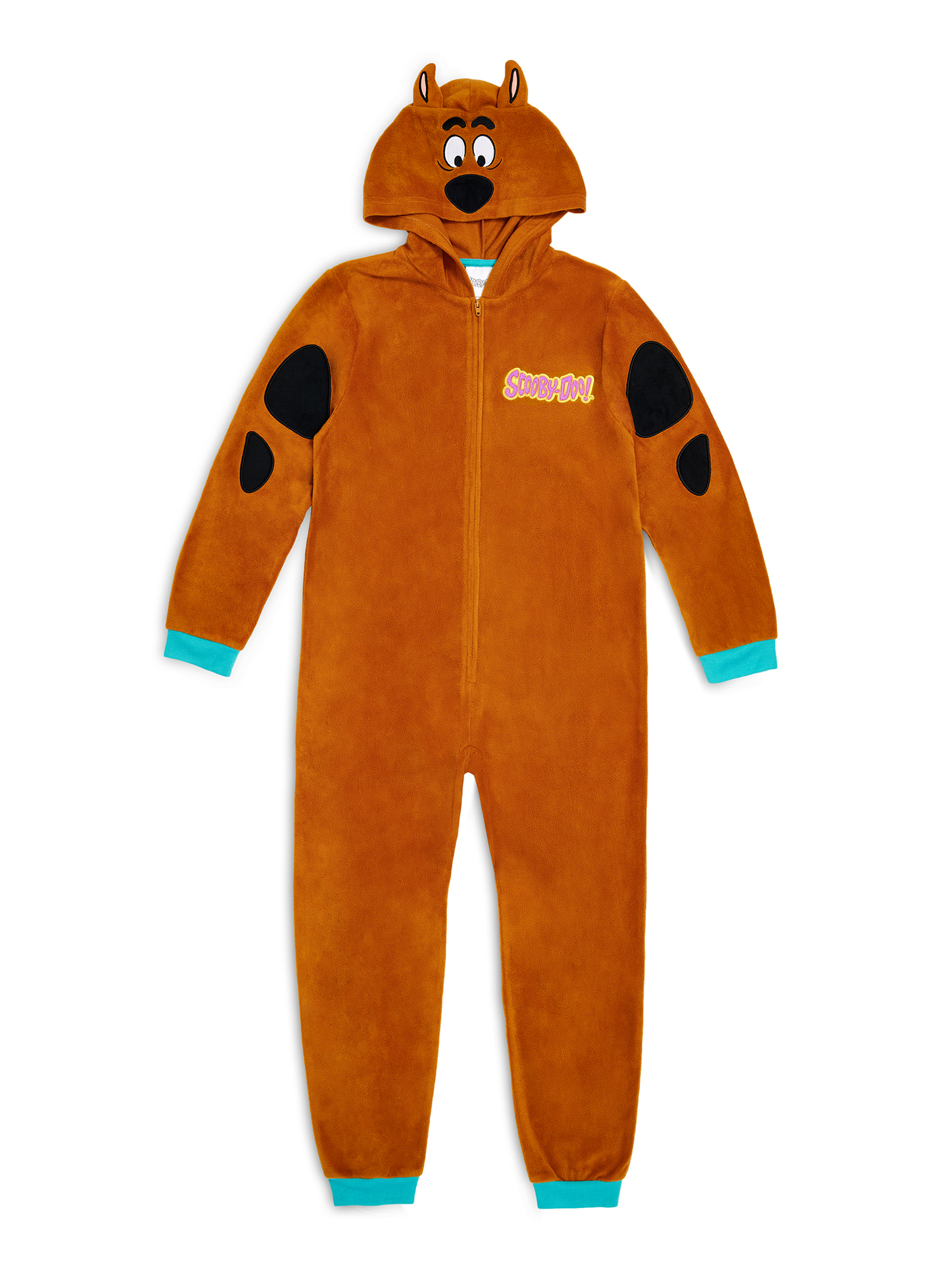 Scooby Doo Boys Hooded Character Pajama Blanket Sleeper Sizes 4-12 ...