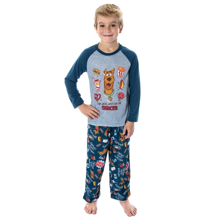 Scooby Doo Pajamas Boys Scooby Snacks Kids PJs Set Walmart