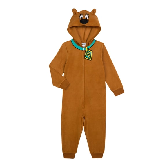 Scooby Doo Boys Long Sleeve Blanket Sleeper, One-Piece, Sizes 4-12