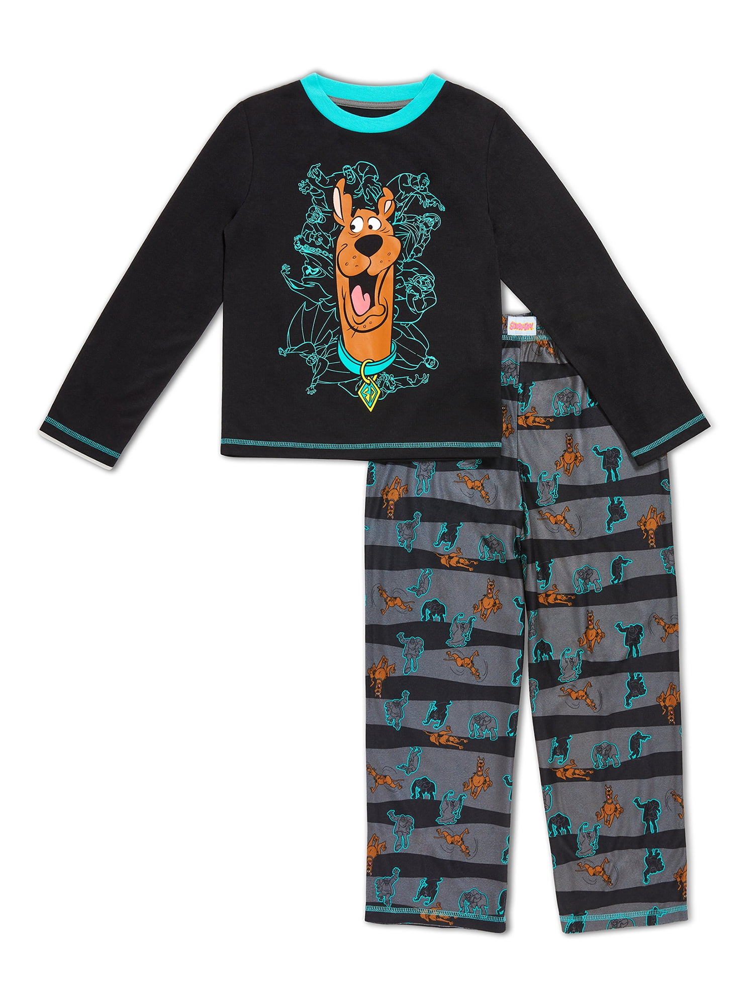 Scooby Doo Pajama Onesie Scooby-Doo Children's Long-sleeved Pajama