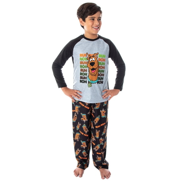Scooby Doo Boys' PJS Ruh-Roh! Pajamas Raglan Shirt and Pants Sleep Set