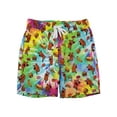 thumbnail image 1 of Scooby Doo Boys Rainbow Tie Dye Food Print Swim Trunks XL / Mens XS, 1 of 2