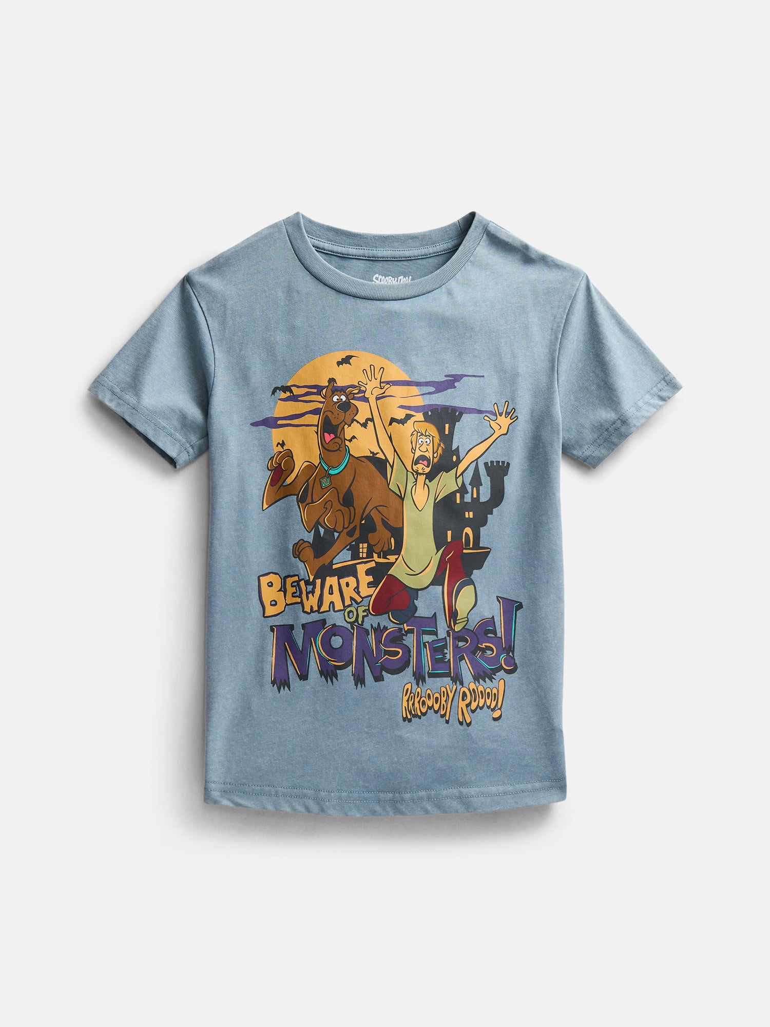 Scooby Doo Boys Graphic Halloween Tee with Short Sleeves, Sizes 4-18