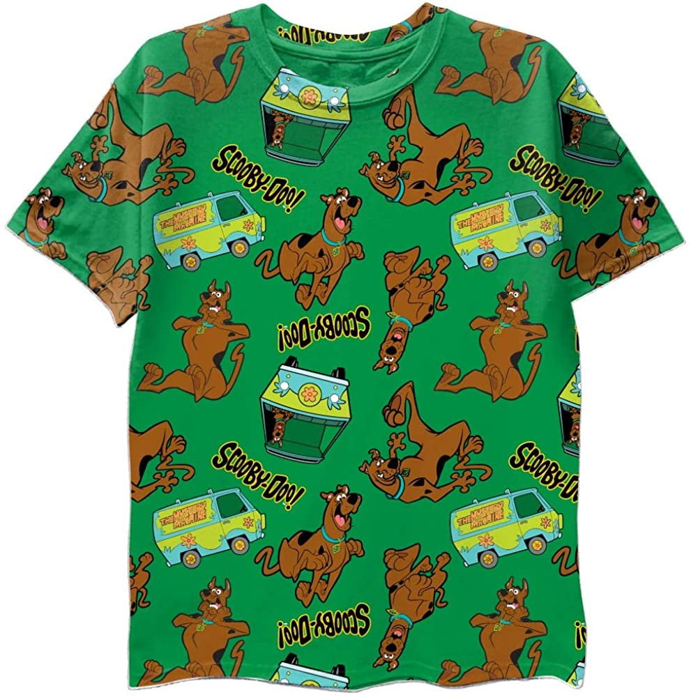 Scooby-Doo 'Life Is Sweet' Boys T-Shirt - Black, 100% Ringspun Cotton, Official Merchandise, Size 7-8 Years