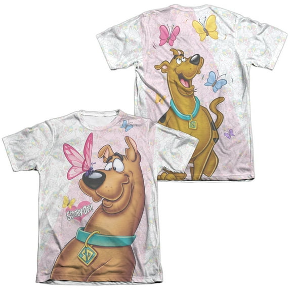 Scooby Doo - Butterfly (Front/Back Print) - Short Sleeve Shirt - Large