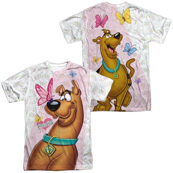 Scooby Doo - Butterfly (Front/Back Print) - Short Sleeve Shirt - X-Large