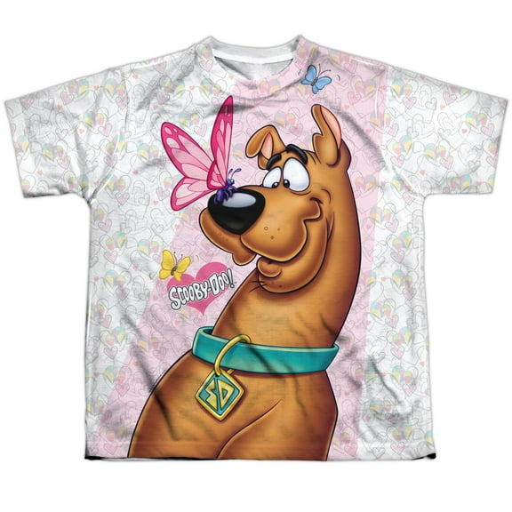 Scooby Doo - Butterfly - Youth Short Sleeve Shirt - X-Large