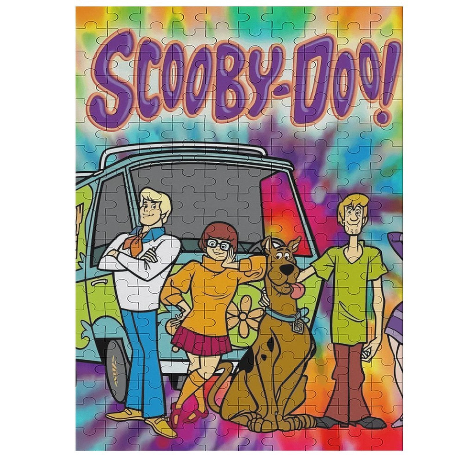 Scooby Doo Cartoon Anime Kids Jigsaw Puzzles,Age for 5,6,7,8,9,10,11,12 Boys And Girls Adult ...