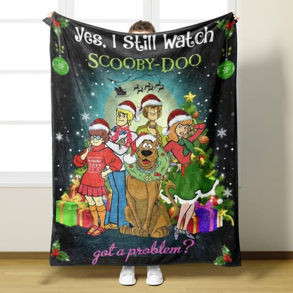Scooby-Doo Cartoon Blanket Flannel Cover Blanket Children's Nap Blanket Holiday Gift Blanket Animation