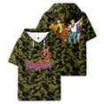 thumbnail image 1 of Scooby Doo Cartoon Hooded T-shirt Short Sleeve Sport Gym Streetwear Women Men Outdoor Sportwear, 1 of 2