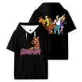 thumbnail image 1 of Scooby Doo Cartoon Hooded T-shirt Short Sleeve Sport Gym Streetwear Women Men Outdoor Sportwear, 1 of 2