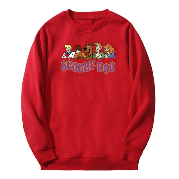 Scooby Doo Cartoon Merch Crewneck Long Sleeve Streetwear Women Men Sweatshirts