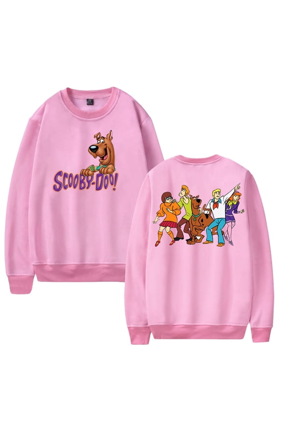 Scooby Doo Cartoon Sweatshirt Crewneck Long Sleeve Streetwear Men Women Funny Clothes
