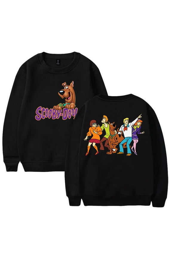 Scooby Doo Cartoon Sweatshirt Crewneck Long Sleeve Streetwear Men Women Funny Clothes