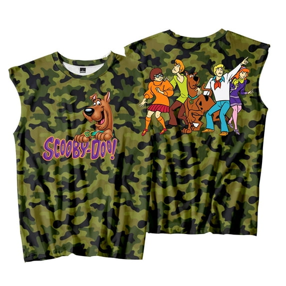 Scooby Doo Cartoon Tank Tops Sleeveless Sport Gym Vest Women Men Trendy Outdoor Sportwear
