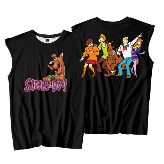 Scooby Doo Cartoon Tank Tops Sleeveless Sport Gym Vest Women Men Trendy Outdoor Sportwear