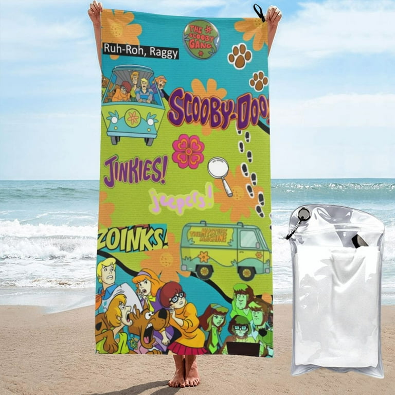 Scooby Doo Cartoon quick drying bath towel Microfiber swimming beach towel for daily use 31.5 x63 Walmart