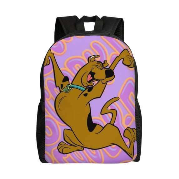 Scooby Doo Casual Daypack School Backpack High Capacity Lightweight Rucksack Bookbag For Adult Teen