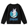 thumbnail image 1 of Scooby Doo Character Art Youth Black Long Sleeve Shirt-Large, 1 of 2