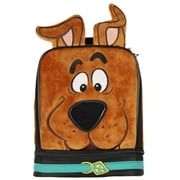 Scooby Doo Character Embroidered Face with 3D Ears Insulated Dual Compartment Lunch Bag Lunch Box Tote 10"