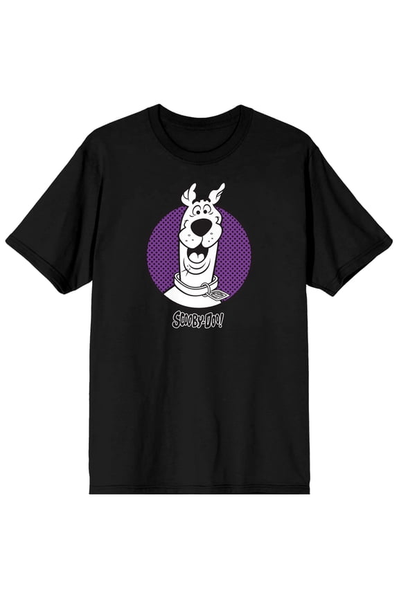 Scooby Doo Character Men's Black Graphic Tee - L