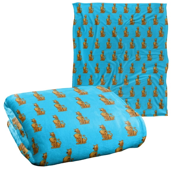 Scooby-Doo Character Pattern Officially Licensed Silky Touch Super Soft Throw Blanket 50' x 60'